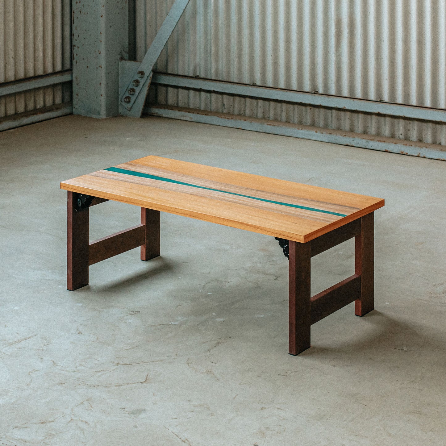 レジンテーブル（ケヤキ）｜Resin Table（Zelkova）