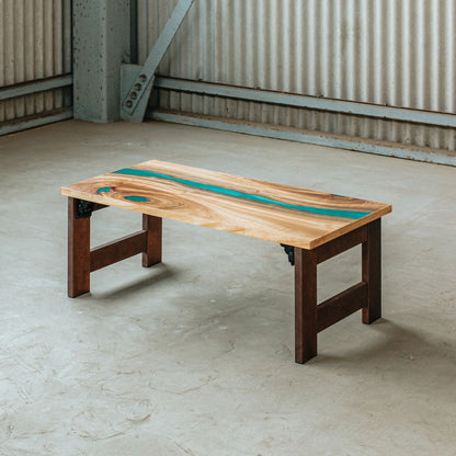 レジンテーブル（クス）｜Resin Table（Camphorwood）
