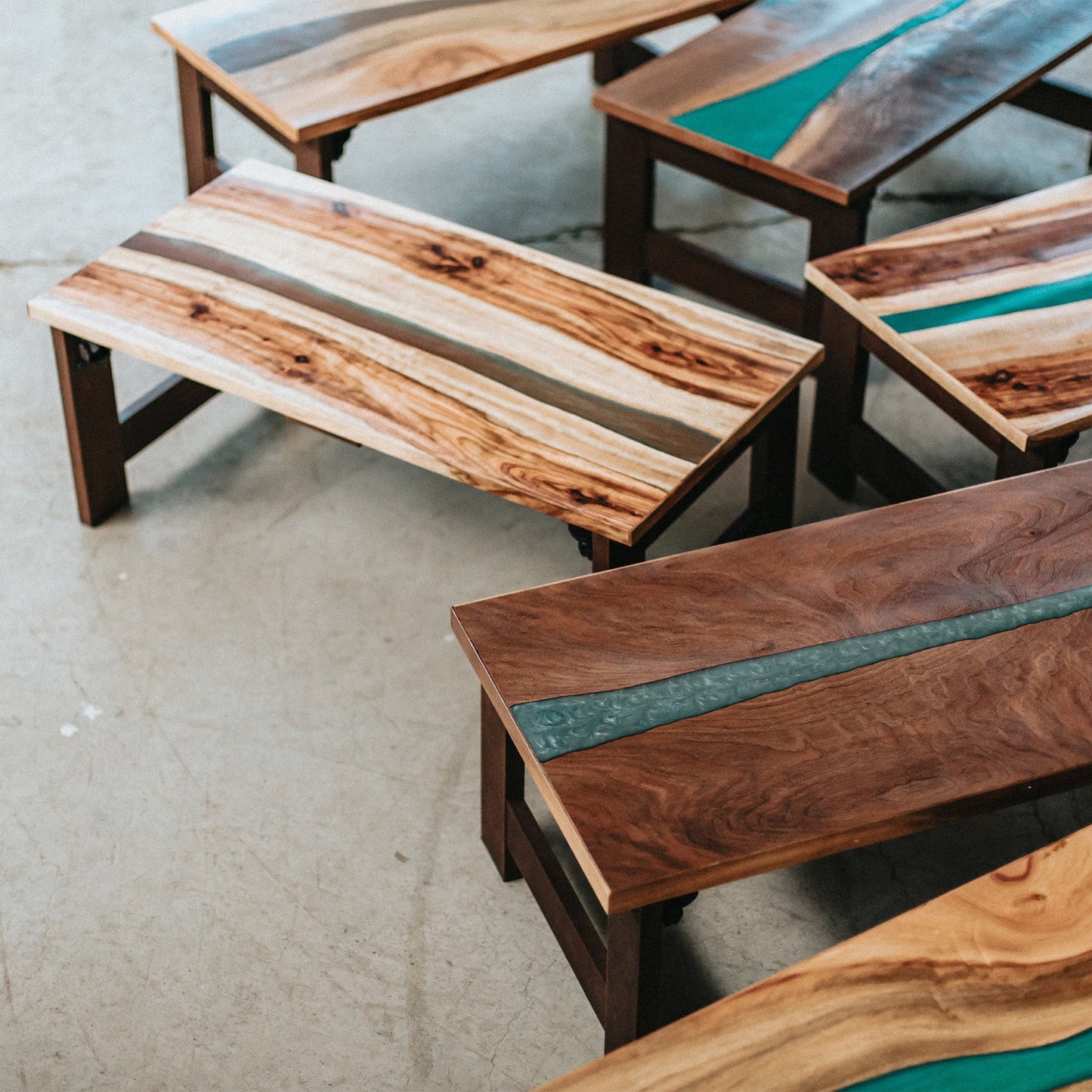 レジンテーブル（トチ）｜Resin Table（Conker tree）