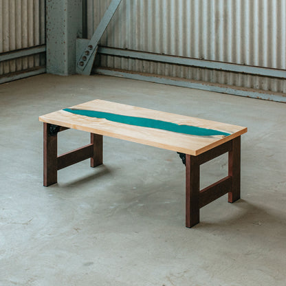 レジンテーブル（トチ）｜Resin Table（Conker tree）