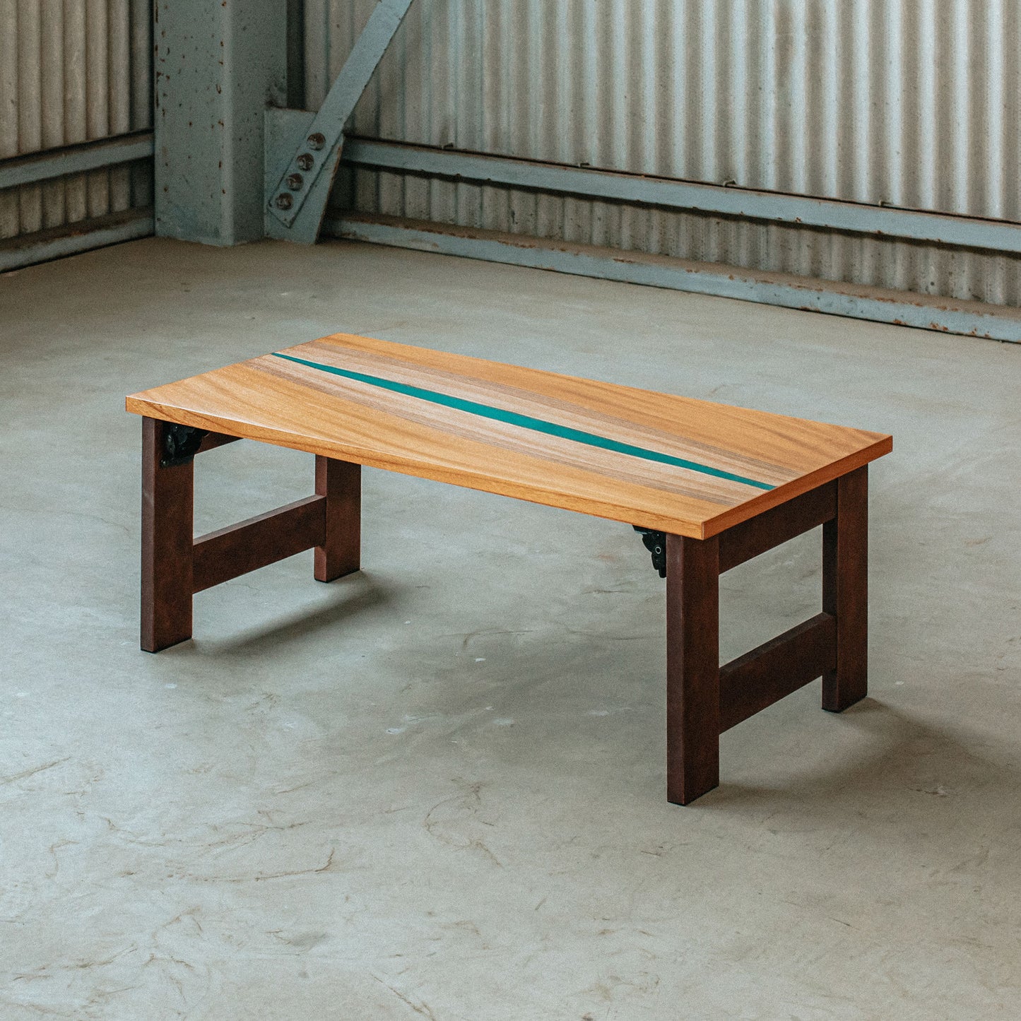 レジンテーブル（ケヤキ）｜Resin Table（Zelkova）