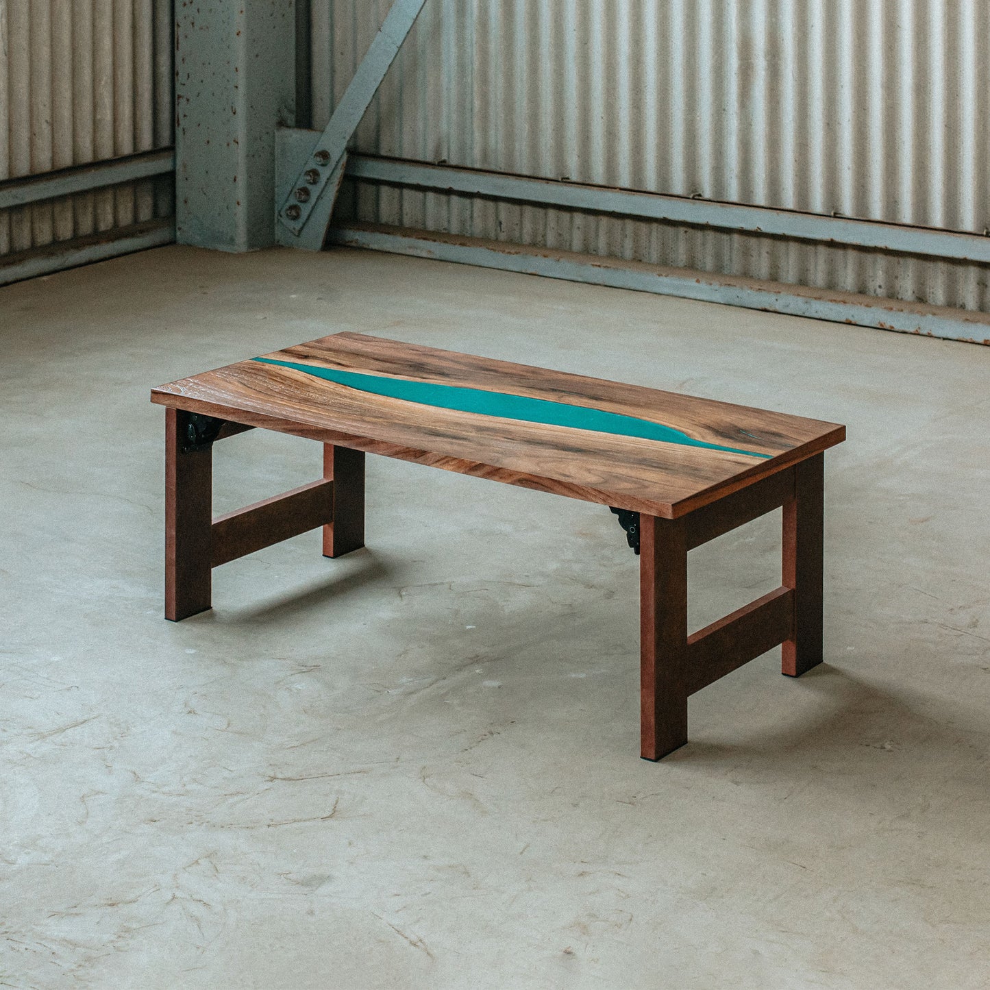 レジンテーブル（ウォールナット）｜Resin Table（walnut）